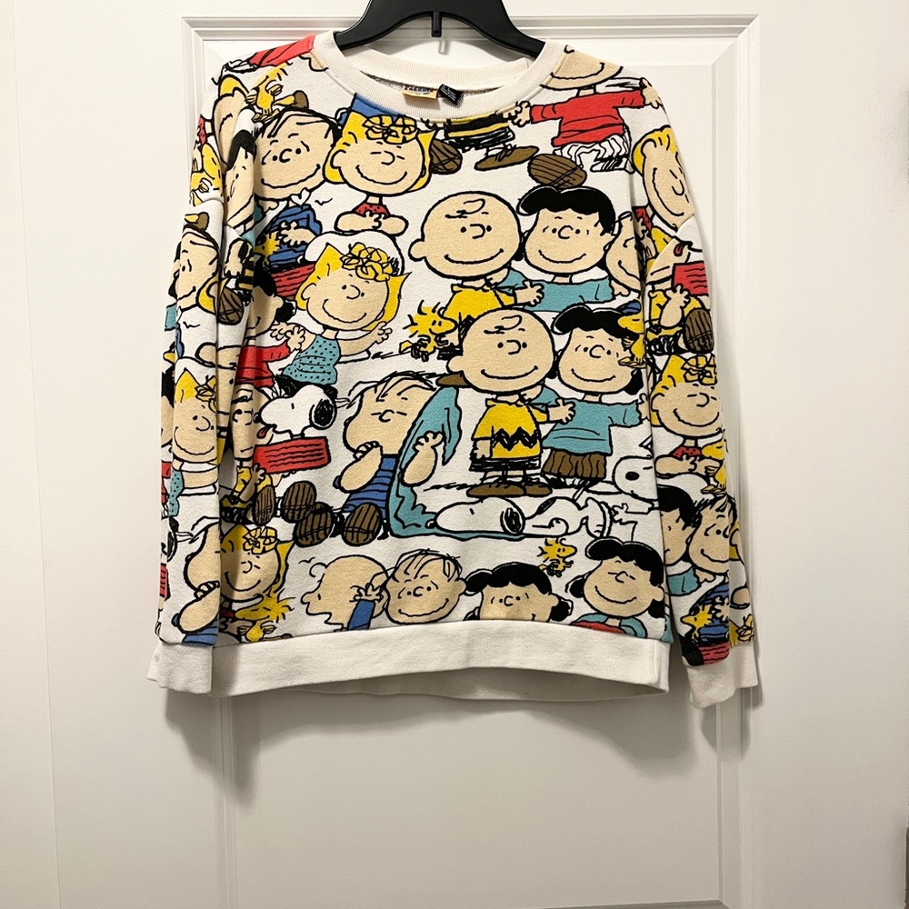 Peanuts Snoopy Crewneck Sweatshirt - Small